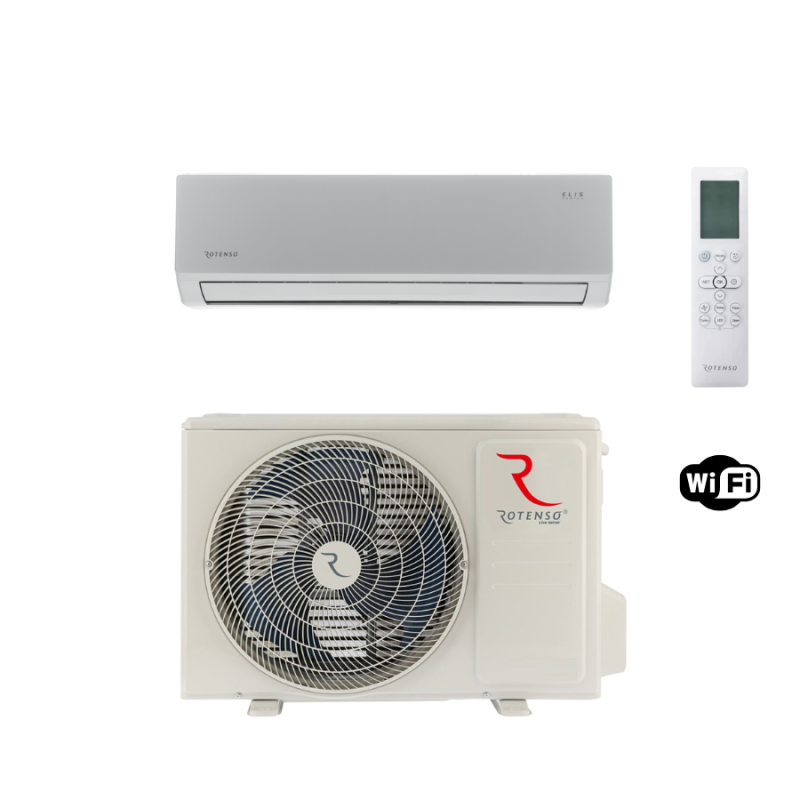 Rotenso Elis zilver ES70Xi / EO70XO wandmodel set airconditioner